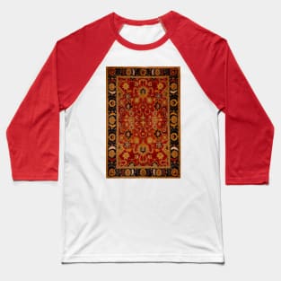 17th Century Safavid Persian Carpet Pattern Baseball T-Shirt